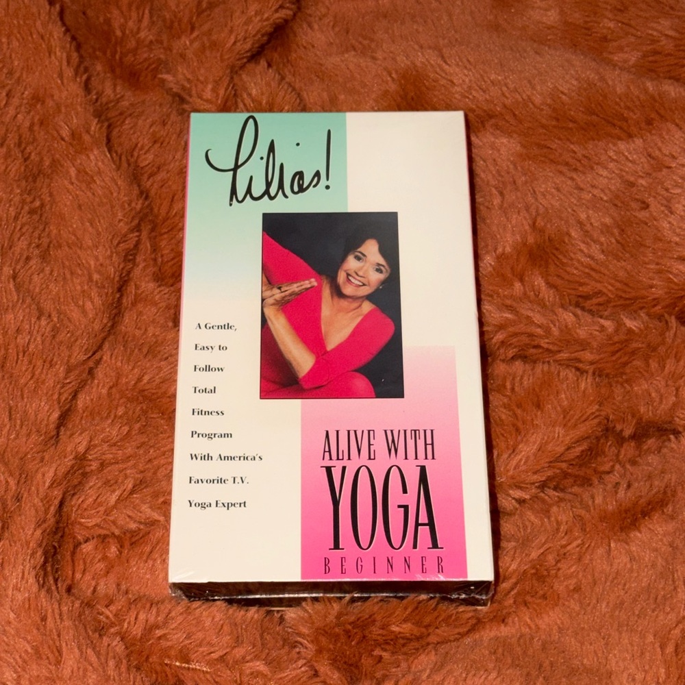 Lilias Alive With Yoga Beginner VHS Sealed Goldhill Video Workout
